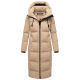 Marikoo Tikoraa Damen Winter Steppmantel Beige-Größe XS - Gr. 34