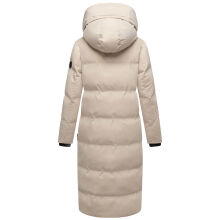 Marikoo Tikoraa Damen Winter Steppmantel Cream-Gr&ouml;&szlig;e L - Gr. 40