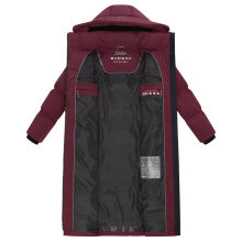 Marikoo Tikoraa Damen Winter Steppmantel Wine-Größe XXL - Gr. 44