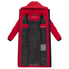 Marikoo Tikoraa Damen Winter Steppmantel Deep Red-Gr&ouml;&szlig;e S - Gr. 36