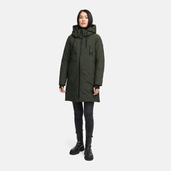 Navahoo Winterzart Damen Winterparka Dark Olive Größe S - Gr. 36