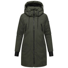 Navahoo Winterzart Damen Winterparka Dark Olive Größe S - Gr. 36