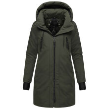 Navahoo Winterzart Damen Winterparka Dark Olive Gr&ouml;&szlig;e M - Gr. 38