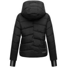 Marikoo Yukanii Damen Winterjacke Steppjacke kurz Schwarz-Größe XS - Gr. 34