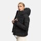 Marikoo Yukanii Damen Winterjacke Steppjacke kurz Schwarz-Größe XS - Gr. 34