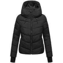 Marikoo Yukanii Damen Winterjacke Steppjacke kurz Schwarz-Gr&ouml;&szlig;e S - Gr. 36