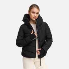 Marikoo Yukanii Damen Winterjacke Steppjacke kurz Schwarz-Gr&ouml;&szlig;e XXL - Gr. 44