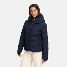 Marikoo Yukanii Damen Winterjacke Steppjacke kurz Navy-Größe XS - Gr. 34