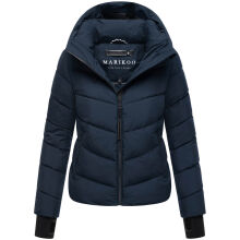 Marikoo Yukanii Damen Winterjacke Steppjacke kurz Navy-Größe XS - Gr. 34