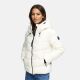 Marikoo Yukanii Damen Winterjacke Steppjacke kurz Offwhite-Größe XS - Gr. 34