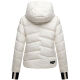 Marikoo Yukanii Damen Winterjacke Steppjacke kurz Offwhite-Größe XS - Gr. 34