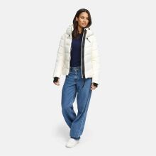 Marikoo Yukanii Damen Winterjacke Steppjacke kurz Offwhite-Gr&ouml;&szlig;e L - Gr. 40