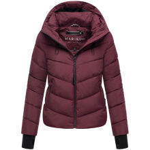 Marikoo Yukanii Damen Winterjacke Steppjacke kurz Wine-Größe XS - Gr. 34