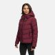 Marikoo Yukanii Damen Winterjacke Steppjacke kurz Wine-Größe XS - Gr. 34