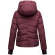 Marikoo Yukanii Damen Winterjacke Steppjacke kurz Wine-Größe XS - Gr. 34