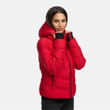 Marikoo Yukanii Damen Winterjacke Steppjacke kurz Deep Red-Größe S - Gr. 36