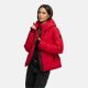 Marikoo Yukanii Damen Winterjacke Steppjacke kurz Deep Red-Größe S - Gr. 36