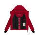 Marikoo Yukanii Damen Winterjacke Steppjacke kurz Deep Red-Größe S - Gr. 36