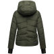 Marikoo Yukanii Damen Winterjacke Steppjacke kurz Dark Olive-Größe XXL - Gr. 44