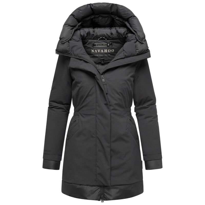 Navahoo Winterprinzessin Damen Herbst Winter Jacke Anthrazit Größe XL - Gr. 42
