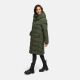 Navahoo Laubzauber Damen Winter Steppmantel Parka DarkOlive S - Gr. 36