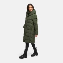 Navahoo Laubzauber Damen Winter Steppmantel Parka DarkOlive M - Gr. 38