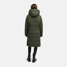 Navahoo Laubzauber Damen Winter Steppmantel Parka DarkOlive M - Gr. 38
