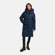 Navahoo Laubzauber Damen Winter Steppmantel Parka Navy L - Gr. 40