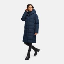 Navahoo Laubzauber Damen Winter Steppmantel Parka Navy XXL - Gr. 44