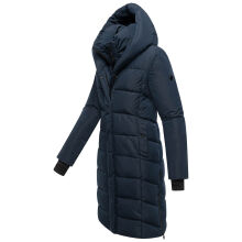 Navahoo Laubzauber Damen Winter Steppmantel Parka Navy XXL - Gr. 44