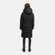 Navahoo Laubzauber Damen Winter Steppmantel Parka Schwarz S - Gr. 36