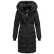 Navahoo Laubzauber Damen Winter Steppmantel Parka Schwarz S - Gr. 36