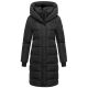 Navahoo Laubzauber Damen Winter Steppmantel Parka Schwarz S - Gr. 36