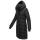 Navahoo Laubzauber Damen Winter Steppmantel Parka Schwarz S - Gr. 36