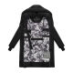 Navahoo Laubzauber Damen Winter Steppmantel Parka Schwarz S - Gr. 36