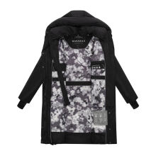 Navahoo Laubzauber Damen Winter Steppmantel Parka Schwarz XXL - Gr. 44