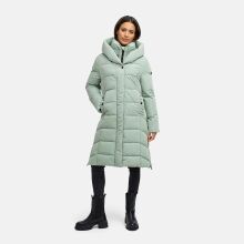 Navahoo Laubzauber Damen Winter Steppmantel Parka SmokeyMint S - Gr. 36
