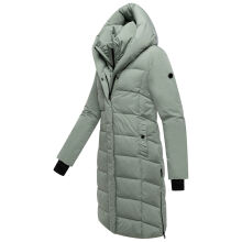 Navahoo Laubzauber Damen Winter Steppmantel Parka SmokeyMint XXL - Gr. 44