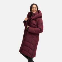 Navahoo Laubzauber Damen Winter Steppmantel Parka Wine L - Gr. 40