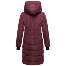 Navahoo Laubzauber Damen Winter Steppmantel Parka Wine L - Gr. 40