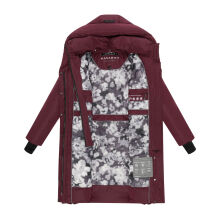 Navahoo Laubzauber Damen Winter Steppmantel Parka Wine L - Gr. 40