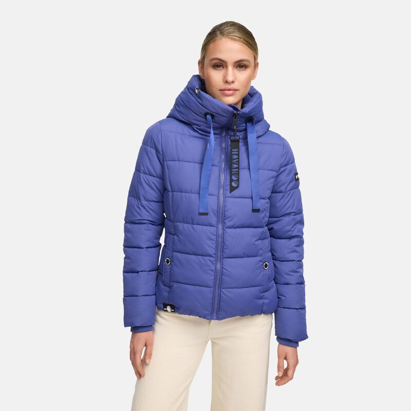 Navahoo Amayaa Damen Winter Steppjacke Blue Violet