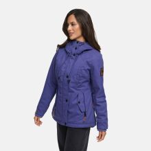Marikoo Bikoo Damen Herbst Winter Jacke Blue Violet - Schwarz Gr&ouml;&szlig;e S - Gr. 36