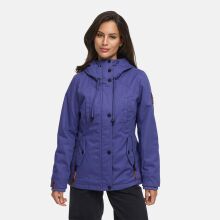 Marikoo Bikoo Damen Herbst Winter Jacke Blue Violet - Schwarz Gr&ouml;&szlig;e S - Gr. 36