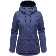 Marikoo Bikoo Damen Herbst Winter Jacke Blue Violet - Schwarz Gr&ouml;&szlig;e S - Gr. 36