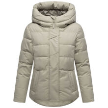 Marikoo Elira Damen Winter Steppjacke Pebble Grey Größe XS - Gr. 34