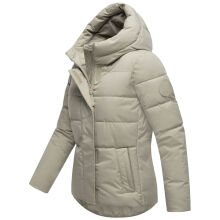 Marikoo Elira Damen Winter Steppjacke Pebble Grey Größe XS - Gr. 34