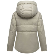 Marikoo Elira Damen Winter Steppjacke Pebble Grey Größe XS - Gr. 34