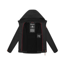 Marikoo Erdbeere Damen Herbst Winter Jacke mit Kapuze Schwarz-Schwarz Größe M - Gr. 38