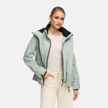 Marikoo Erdbeere Damen Herbst Winter Jacke mit Kapuze Smokey Mint Gr&ouml;&szlig;e S - Gr. 36